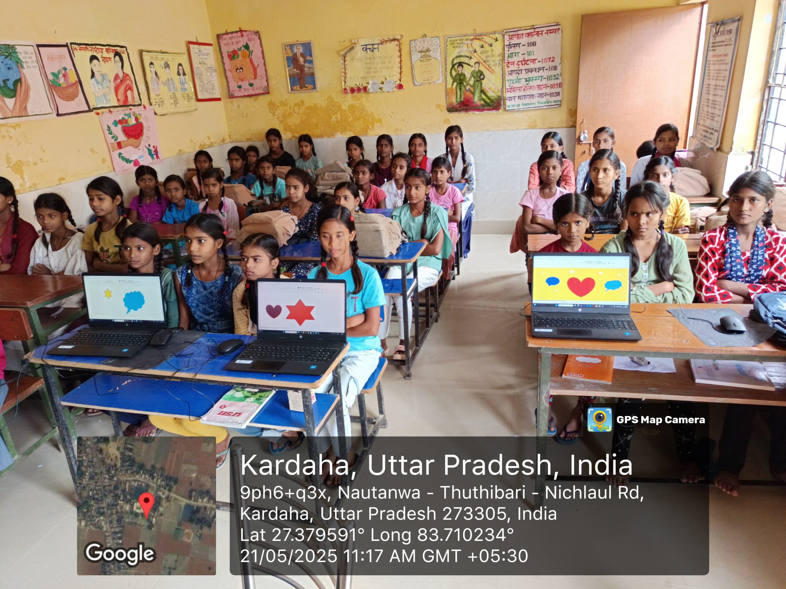 Swabhiman Samiti community outreach field team and village organizers conducting rural assessments in Siddharthnagar